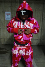 PINK WAR ARMY SWEATSUIT - v2