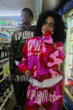 PINK WAR ARMY HOODIE - v2