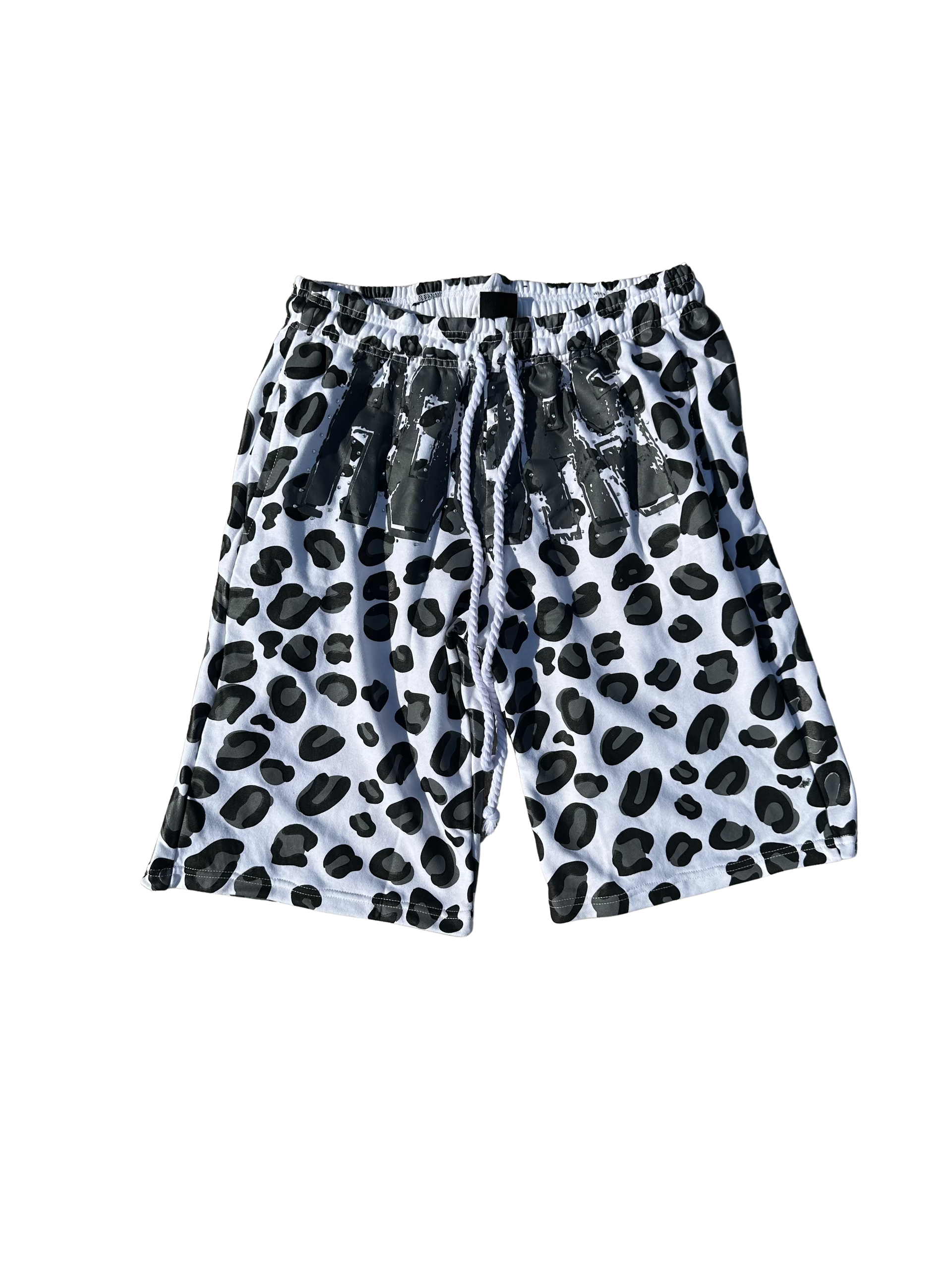 v1 Leopard Shorts