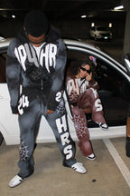 Black Cloud Flare Sweats - UP4HOURS