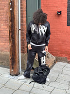 Black Cloud Flare Sweats - UP4HOURS