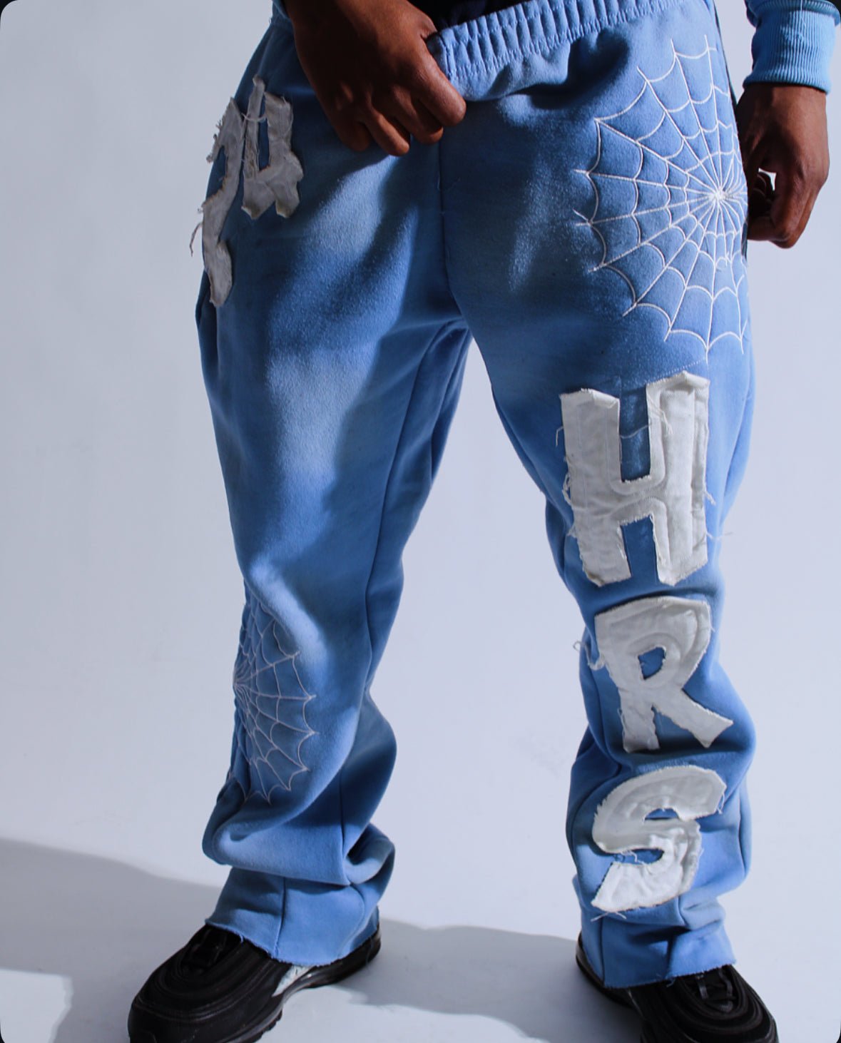 Sky Blue Flare Sweats - UP4HOURS